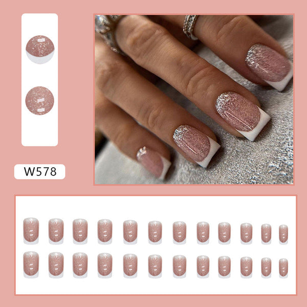 12 Sizes-24 Pcs Press On Nails W578