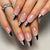 12 Sizes-24 Pcs Press On Nails JP2961