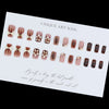 12 Sizes-24 Pcs Press On Nails FT-350