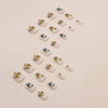 12 Sizes-24 Pcs Press On Nails W1073