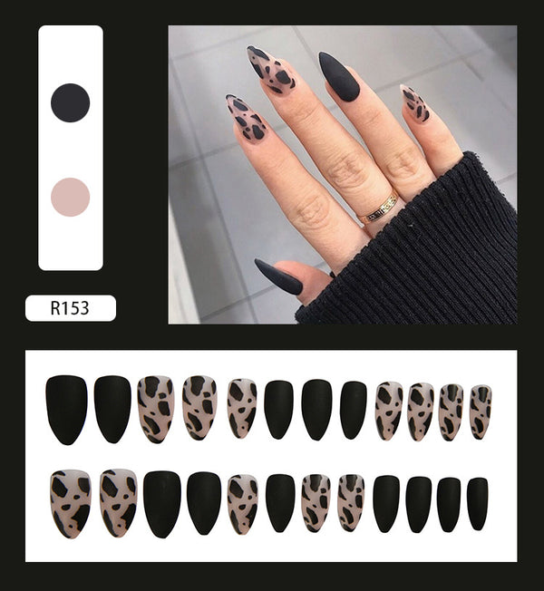 12 Sizes-24 Pcs Press On Nails R121