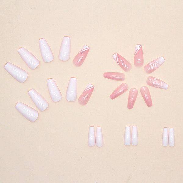 12 Sizes-24 Pcs Press On Nails W377
