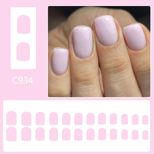 12 Sizes-24 Pcs Press On Nails C934