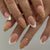 12 Sizes-24 Pcs Press On Nails C1362