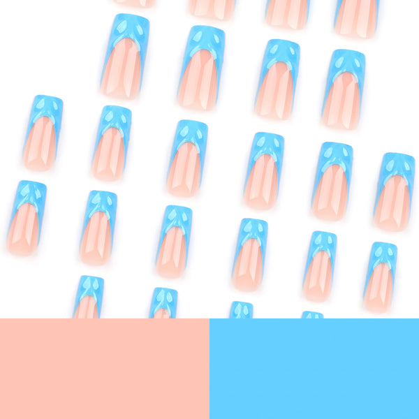 12 Sizes-24 Pcs Press On Nails DIY29