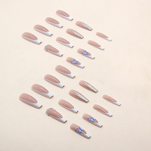 12 Sizes-24 Pcs Press On Nails Z630