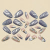 12 Sizes-24 Pcs Press On Nails Y1812