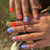 12 Sizes-24 Pcs Press On Nails C421