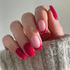 12 Sizes-24 Pcs Press On Nails BZ1417