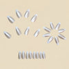 12 Sizes-24 Pcs Press On Nails Y1425