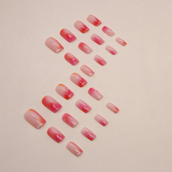 12 Sizes-24 Pcs Press On Nails W1314
