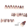 12 Sizes-24 Pcs Press On Nails JP4117
