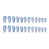 12 Sizes-24 Pcs Press On Nails W1201
