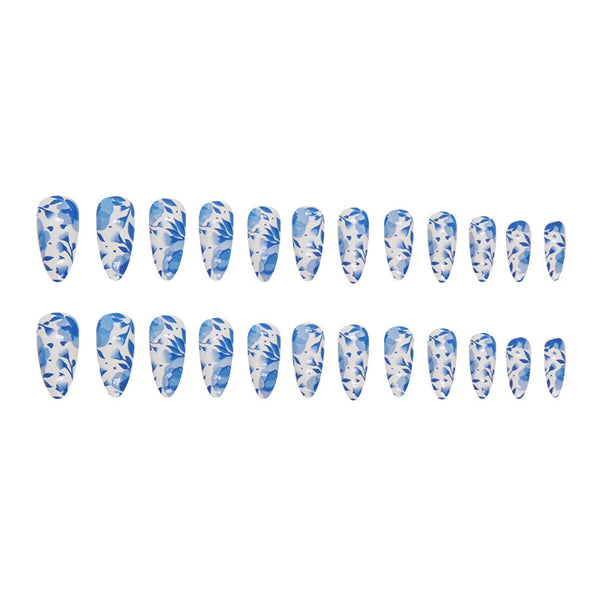 12 Sizes-24 Pcs Press On Nails W1201