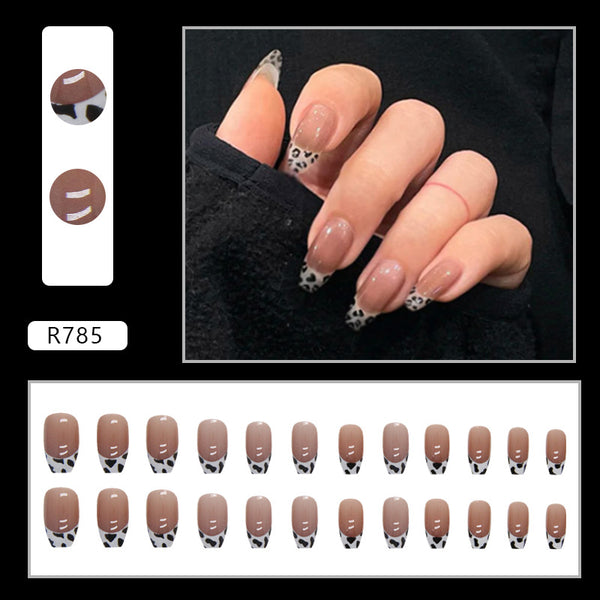 12 Sizes-24 Pcs Press On Nails R767