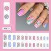 12 Sizes-24 Pcs Press On Nails W819