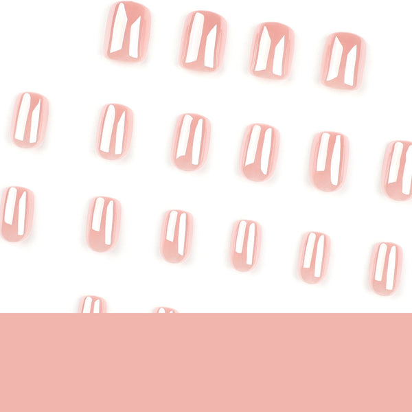 Medium Pink Press on Nails