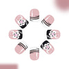 12 Sizes-24 Pcs Press On Nails C1090