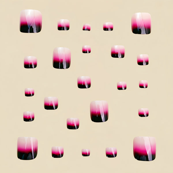 12 Sizes-24 Pcs Press On Nails Y1995