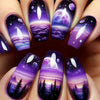 12 Sizes-24 Pcs Press On Nails Y447
