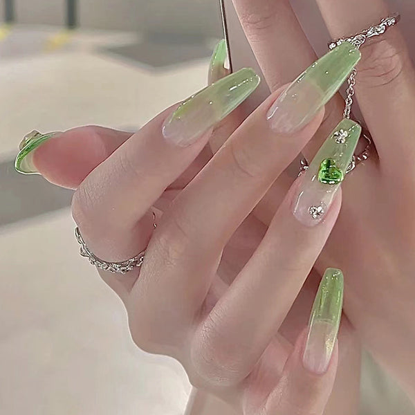 12 Sizes-24 Pcs Press On Nails Z329