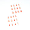 12 Sizes-24 Pcs Press On Nails JP1339