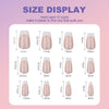 108 Pcs Press On Nails D001