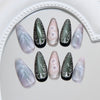 12 Sizes-24 Pcs Press On Nails W2134
