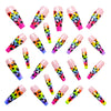 12 Sizes-24 Pcs Press On Nails Y724