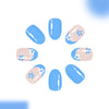 12 Sizes-24 Pcs Press On Nails C1002