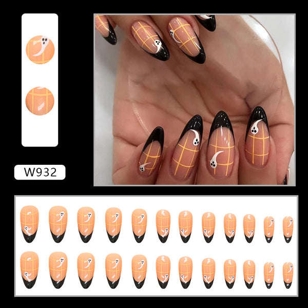 12 Sizes-24 Pcs Press On Nails W932