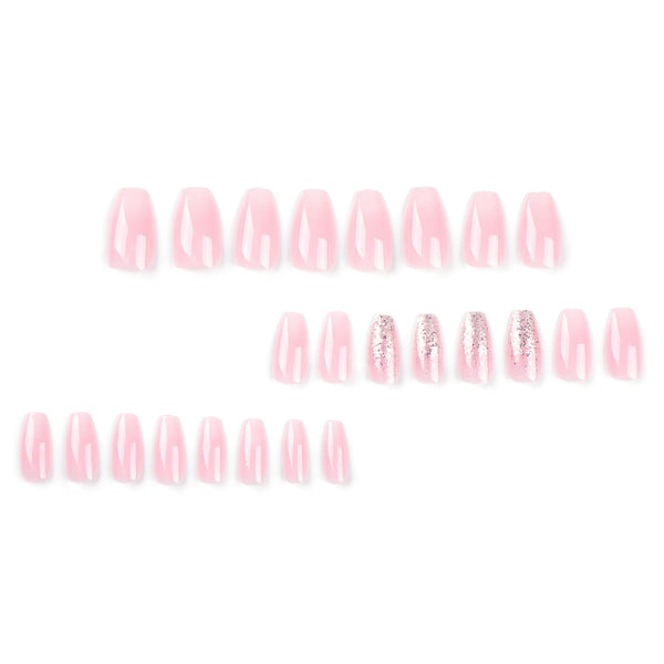 12 Sizes-24 Pcs Press On Nails JP2667