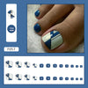 12 Sizes-24 Pcs Press On Nails F057