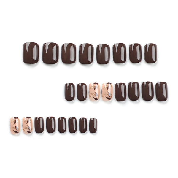 12 Sizes-24 Pcs Press On Nails JP2864