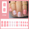 12 Sizes-24 Pcs Press On Nails C936