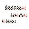 12 Sizes-24 Pcs Press On Nails JP3124