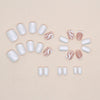 12 Sizes-24 Pcs Press On Nails W1019
