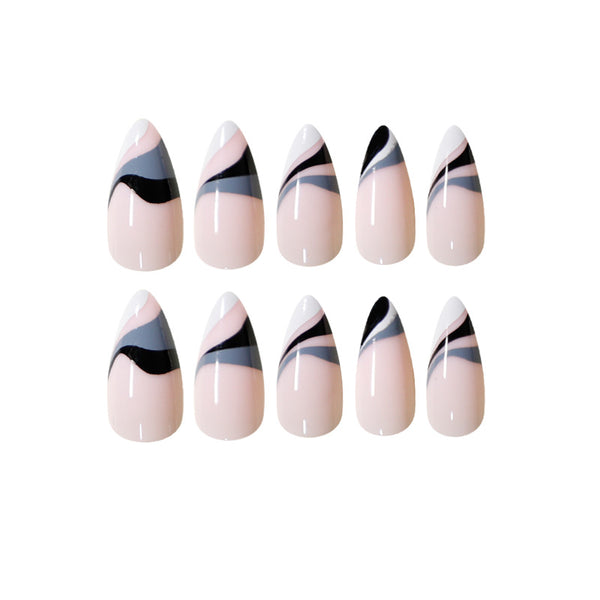12 Sizes-24 Pcs Press On Nails JP1522