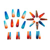 12 Sizes-24 Pcs Press On Nails Y1522