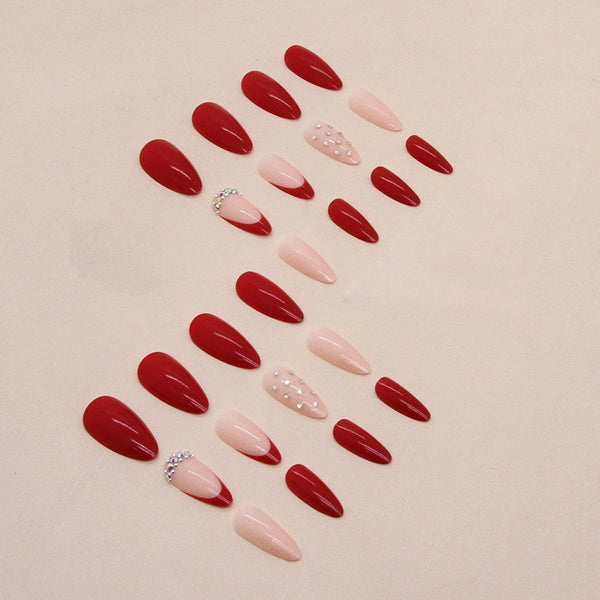12 Sizes-24 Pcs Press On Nails Z691