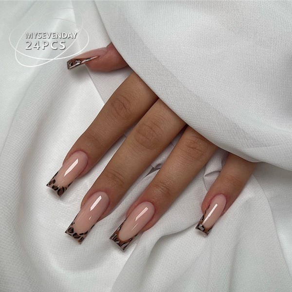 12 Sizes-24 Pcs Press On Nails BZ1417