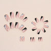 12 Sizes-24 Pcs Press On Nails W807