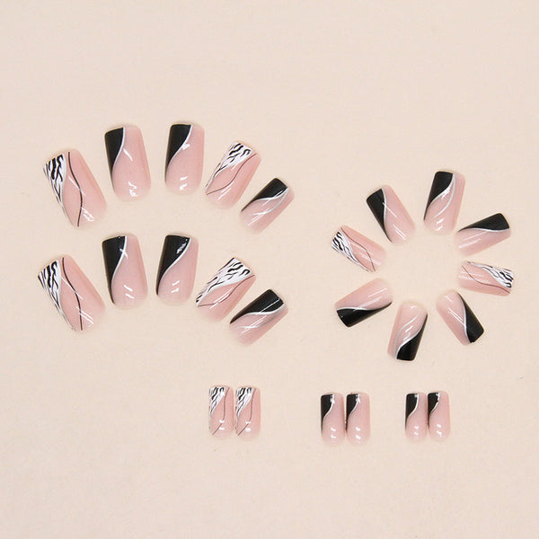 12 Sizes-24 Pcs Press On Nails W807