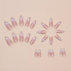 12 Sizes-24 Pcs Press On Nails W1651
