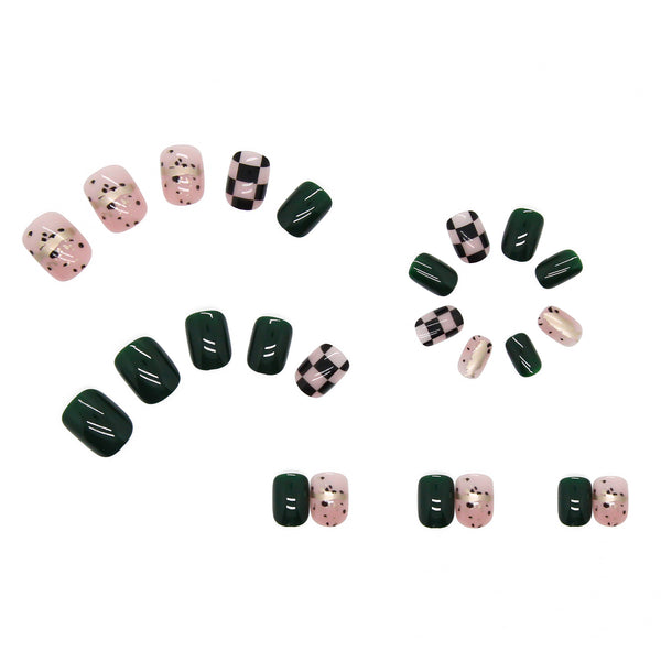 12 Sizes-24 Pcs Press On Nails R324