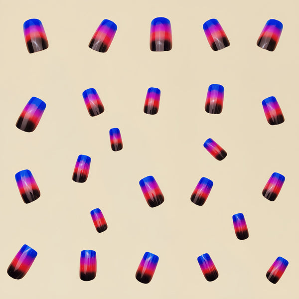 12 Sizes-24 Pcs Press On Nails Y212-2