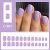 12 Sizes-24 Pcs Press On Nails C1801