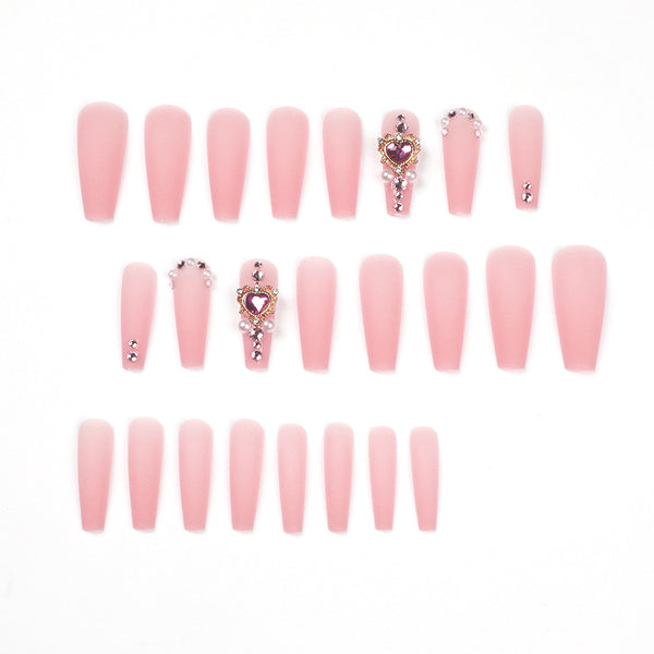 12 Sizes-24 Pcs Press On Nails JP1699