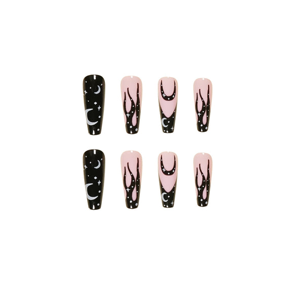 12 Sizes-24 Pcs Press On Nails JP1143