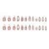 12 Sizes-24 Pcs Press On Nails W1807